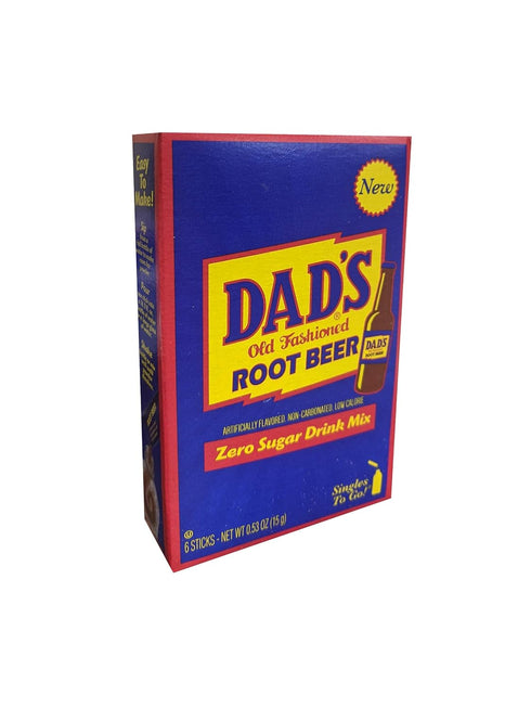 Dad's Old Fashion Rootbeer Singles To Go Drink Mix, 0.53 OZ, 6 CT (3 Packs)