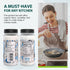 20 Oz (1.25 (Pack 1) Soeos Sea Salt, Fine Grain, Pound), Non-GMO, Nature Himalayan White Salt, Rock Salt for Grinder