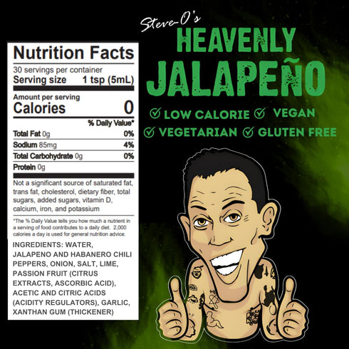 Steve-O's Hot Sauce - Heavenly Jalapeño Hot Sauce (5 fl oz)