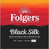 10 Count (Pack 6) Folgers Black Silk Coffee, Dark Roast, Keurig K-Cup Pods, Box