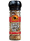 Ghost Pepper Spicy Salt with Reusable Grinder by African Dream Foods, All-Natural Dried Ghost Peppers Infused