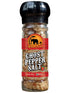 Ghost Pepper Spicy Salt with Reusable Grinder by African Dream Foods, All-Natural Dried Ghost Peppers Infused