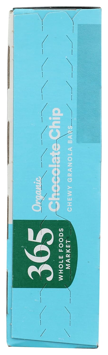 365 8 Count by Whole Foods Market, Organic Chocolate Chip Chewy Granola Bars