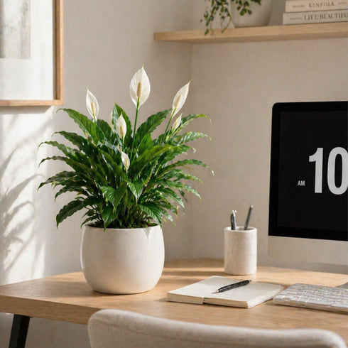 '7th '7th 2-8" 2ct Live Spathiphyllum Heaven' Plant - Heaven Peace Lily' - ragnaroc Tropical Plant Tall - - Live