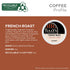 60 Count, (6 Packs 10) Tully's Coffee French Roast, Keurig Single Serve K-Cup Pods, Dark Roast Coffee