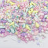 Weraru Summer 120g/ 4.2oz Edible Pink Sprinkles Ice Cream Sprinkles Candy Baking Edible Cake Decorations Cupcake