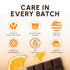 7 OZ Snackathon Dark Chocolate Orange Sticks, Resealable Bag, Soft Chewy Orange Jelly Centers Covered In Rich Dark