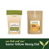 2 lb. Banyan Botanicals Organic Yellow Mung Dal Gut-Friendly Plant-Based Protein Premium Split Mung Beans for Kitchari