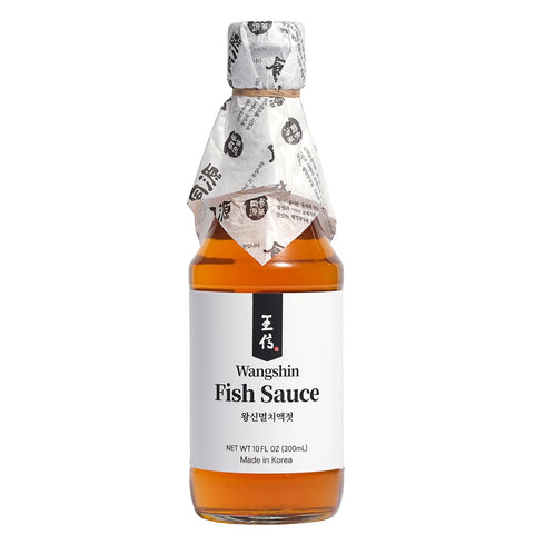 Wangshin Fish Sauce 10 fl oz/Aged 2 Years - Anchovy and Salt Fermented in Korean Traditional Clay Pot