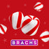 160 28 Brach's Bobs Sweet Stripes Soft Peppermint Candy, Individually-Wrapped Pieces, Ounce Jar