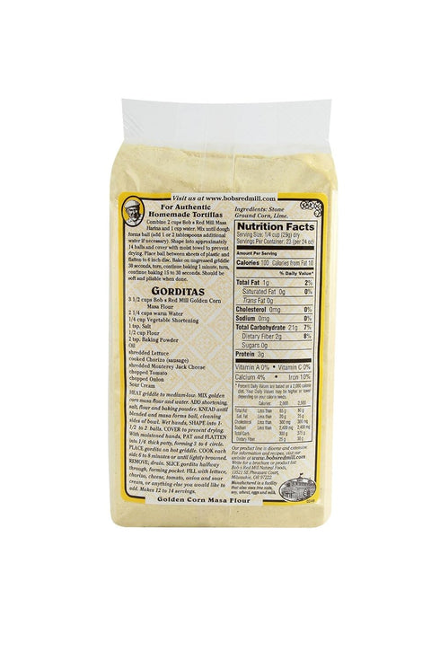 24 Pack 4 Bob's Red Mill Flour Corn Masa Harina, Ounce