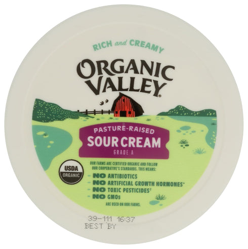 16 Oz Organic Valley Organic Regular Sour Cream
