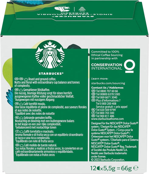 Dolce Gusto 3 (36 36 Nescafe Starbucks Colombia Espresso x Boxes Capsules) Drinks
