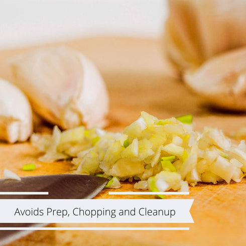 8 Oz It's Delish Minced Garlic by Its Delish, Medium Jar Premium Fresh Dry Roasted Chopped Garlic for Cooking, Baking