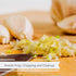 16 Oz Toasted Minced Garlic by Its Delish, Large Jar Premium Fresh Dry Roasted Chopped Garlic for Cooking, Baking