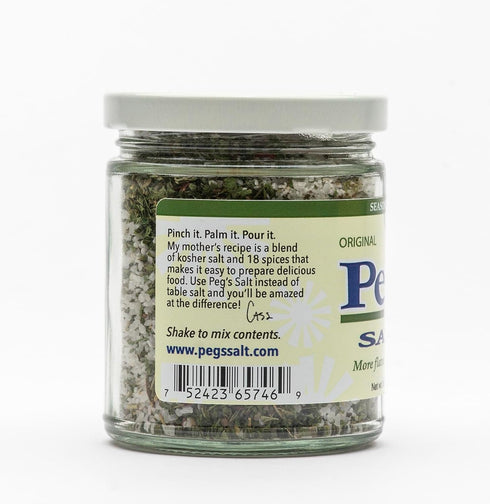 8 Pegs Salt (Original) Seasoned Salt - Gourmet Seasoning - All Purpose for Cooking - Salt with Herbs and Spices - No