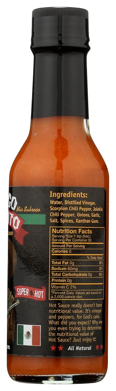 5 GRINGO BANDITO Super Hot Sauce, FZ