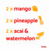 16.9 (Pack 6) 2 2 2 Iberia Aloe Vera Drink with Aloe Pulp and Chia Seeds Ounce of X Watermelon & Acai, x Mango, x