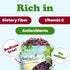 1 Food to Live - Organic Delightful Berries Mix, Pound - A Blend of Non-GMO Dried Cherries & Cranberries. Gently