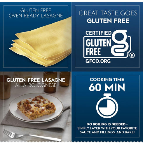 10oz Barila Gluten Free Oven-Ready Lasagne Pasta