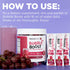 21 Packets TransformHQ Bubble Boost Fizzy Energy Drink Mix (Grape Soda Flavored)