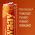 Waay 12 Orange Sparkling Protein Water, FZ