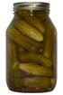 Bluebonnet Creek Farms Country 32 oz Texas Hill Hot Garlic Dill Pickles