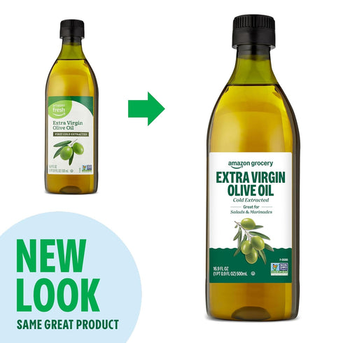 16.9 Oz Amazon Grocery, Extra Virgin Olive Oil, Fl