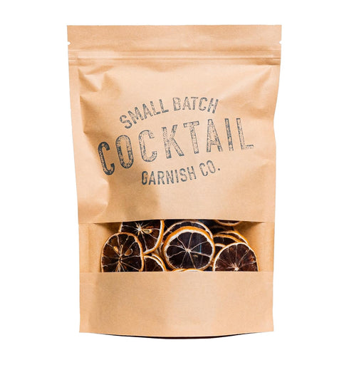 Cocktail Garnish Co. Dehydrated Lemon Wheels, 3oz, 50+ Slices