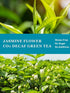 120 Count HYNTMYT Decaffeinated Jasmine Green Tea Bags, CO Decaf Green Tea Scented with Jasmine Flower, Natural Floral