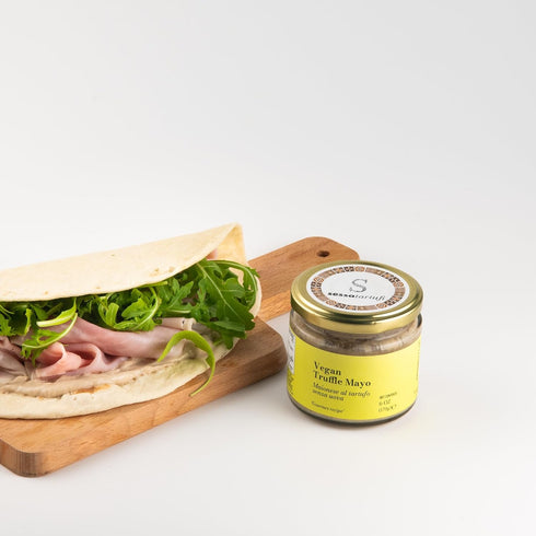 6 oz Sessa Tartufi Vegan Truffle Mayo (Plant-Based Truffle Mayonnaise) - Made in Italy