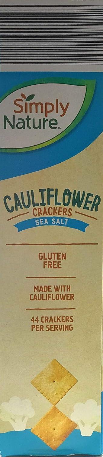 Simply Nature Cauliflower Crackers Sea Salt