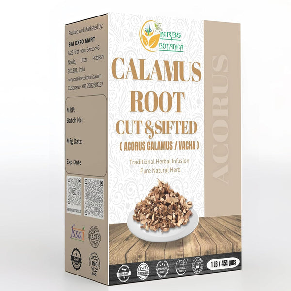 Herbs Botanica Calamus Root Loose Dried Herb for Skin, Stomach Health Benefits