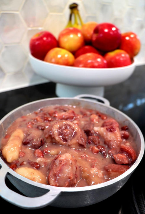 Amba's Quality Cured Products 16oz (1lb) Pack Raw Cured Pork Tails, Net Weight Vacuum Bag, Great For Jamaican Stew Peas