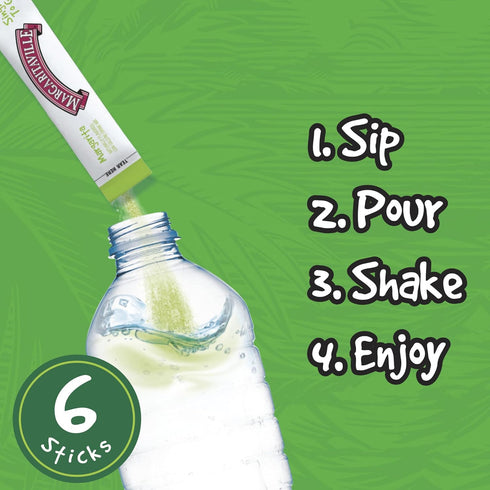Margaritaville Singles to Go Water Drink Mix - Margarita Flavored, 12 Boxes (72 Servings)