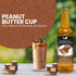 6-Pack, 25.4 oz, Peanut Butter Cup Syrup by Syruvia fl Wholesale Coffee Syrup Shops, Cafes, Baristas, Bistros