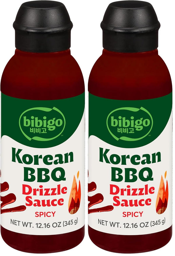 Bibigo Spicy Korean BBQ Drizzle Hot Sauce - 12 Pack