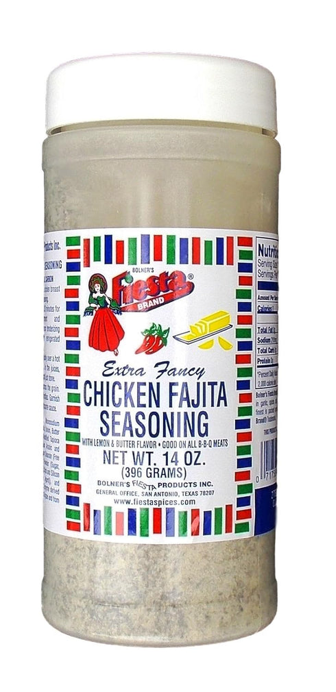 Bolner's Fiesta Brand Chicken Fajita Seasoning 14 Oz