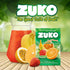 48 Packets Zuko Fruit Punch Powdered Drink Mix, No Added Sugar Needed, Ct Individual