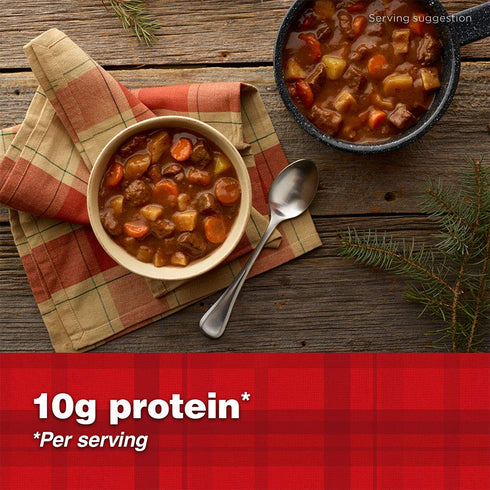 Dinty Moore 15 oz (8 Pack), 10g Beef Stew, Fully Cooked & Ready-To-Eat with Fresh Potatoes & Carrots, Gluten-Free