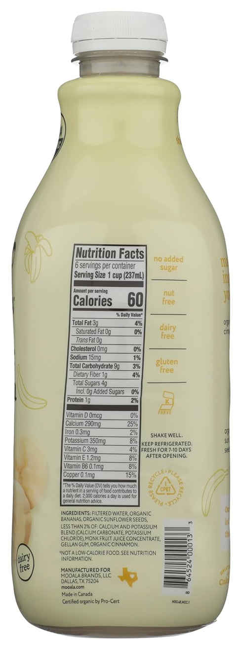 48 MOOALA Organic Bananamilk, FZ