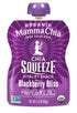 Mamma 24- 3.5 70 Chia Organic Vitality Squeeze Snack, Blackberry Bliss, Ounce Chia Pouches. USDA Organic, Non-GMO