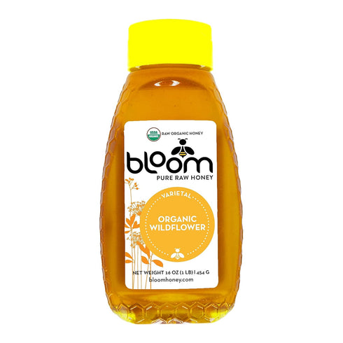 BLOOM PURE RAW HONEY Bloom Honey 100% Pure Honey Raw Unfiltered and Unpasteurized Raw Honey -