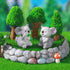 MAOMIA 5 Pcs Koala Figure Animal Toys Set, Miniature Koala Figurines for Cake Topper and Fairy Garden Decor
