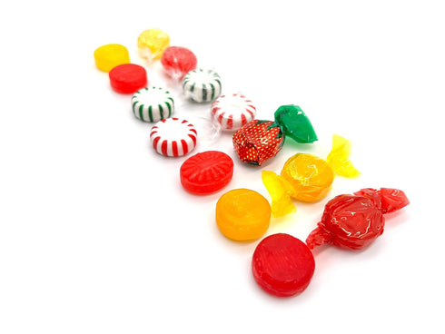 6 450 Count Hard Candy Party Mix | Pound Bulk Bag | Starlight Mints, Strawberry, Cinnamon, Butterscotch, Fruit Flavors