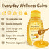 DFYSYSD 100% 11oz/312g, Wholesome Honey, Raw Unfiltered Honey, Wildflower honey, Natural and Pure, Fresh Sweetness