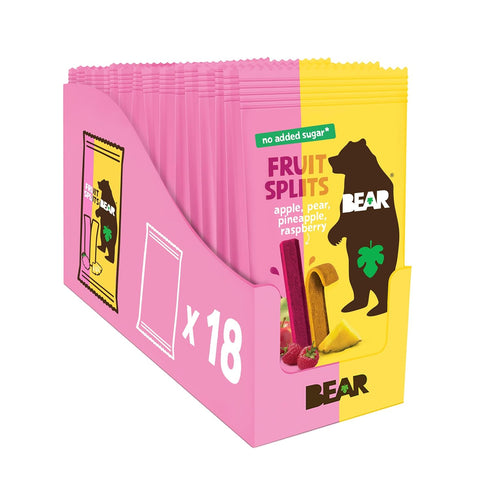 BEAR Real Fruit Snack Splits - Gluten Free, Vegan, and Non-GMO -