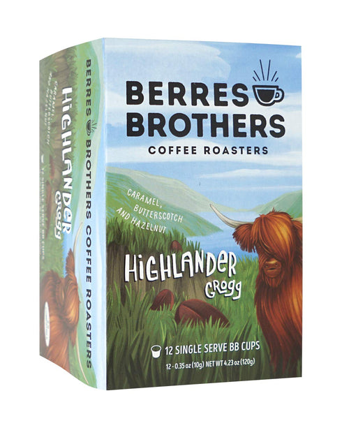 Berres Brothers Highlander Grogg Coffee K Cups, 12 Count Single Serve Pods for Keurig Coffee Makers, Flavored Medium