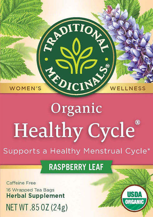 Traditional Medicinals Healthy Cycle, 16 Wrapped Tea Bags