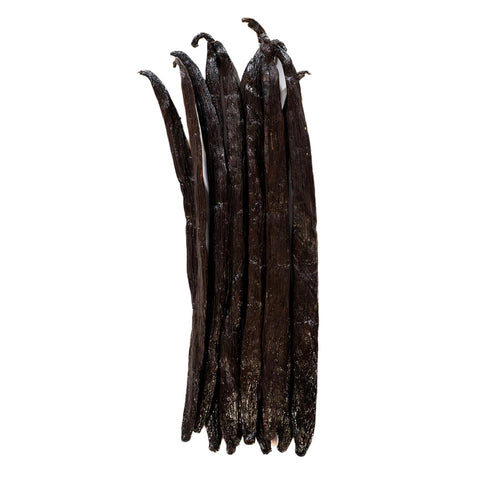 The Sweetest Bean Pack 10 Grade A Ugandan Vanilla Beans Plump, Moist, Oily & Fresh Perfect for Baking, Extracts